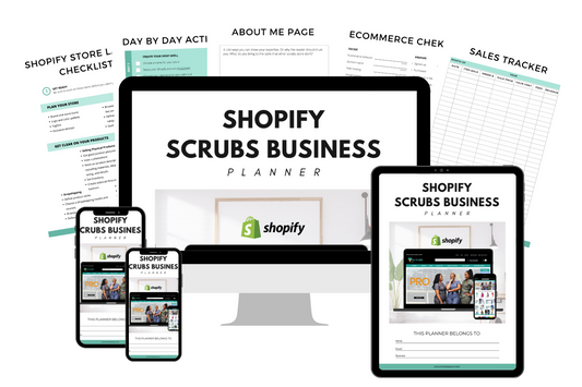 Shopify Scrubs Business Planner