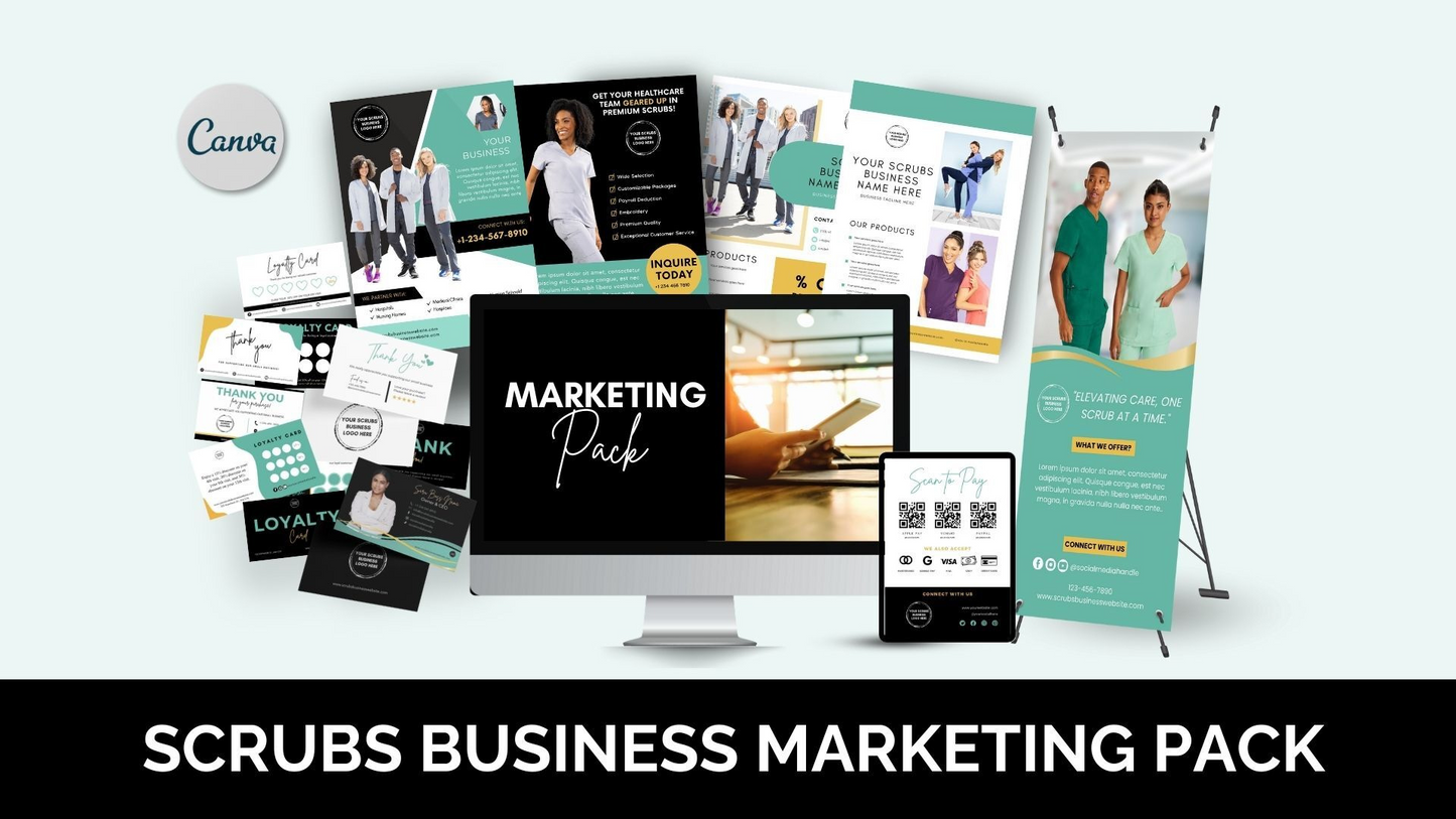 The Ultimate DFY Scrubs Business Template Pack