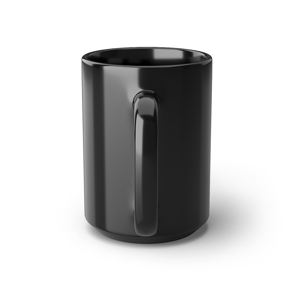 15oz Ceramic Mug (Purpose Over Fear - Black)