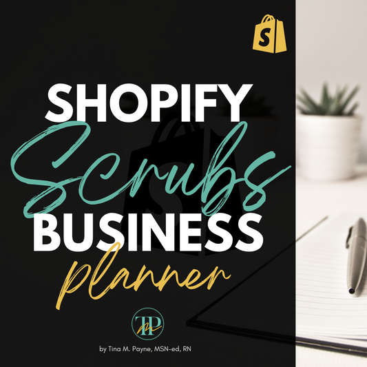 Shopify Scrubs Business Planner