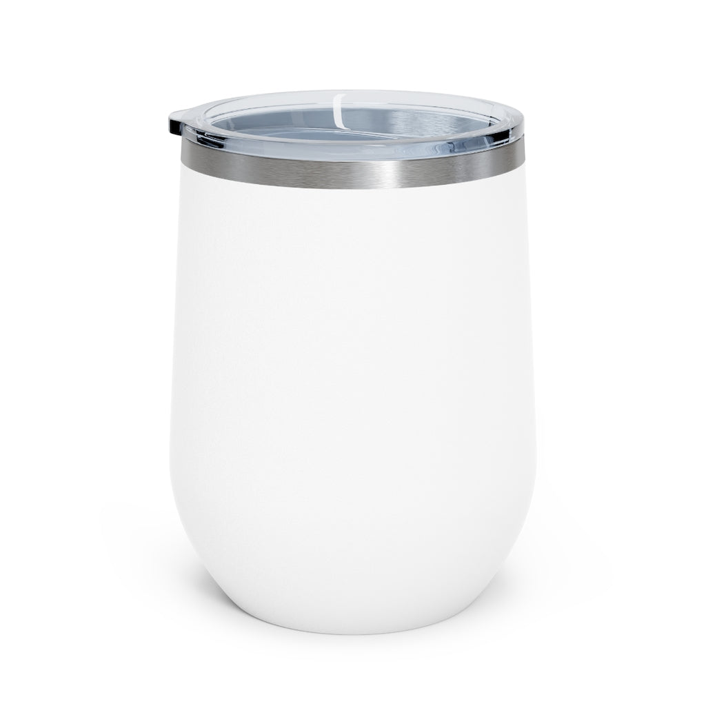 I am a Manifesting CEO 12oz Insulated Wine Tumbler (White)